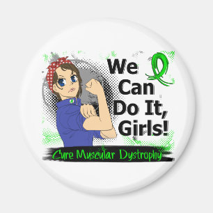 Rosie Anime WCDI Muscular Dystrophy Magnet