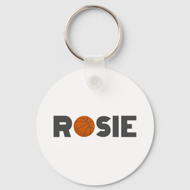 Rosie Basketball Keychain (Front)