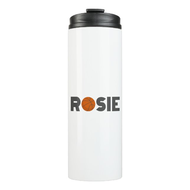 Rosie Basketball Thermal Tumbler (Front)