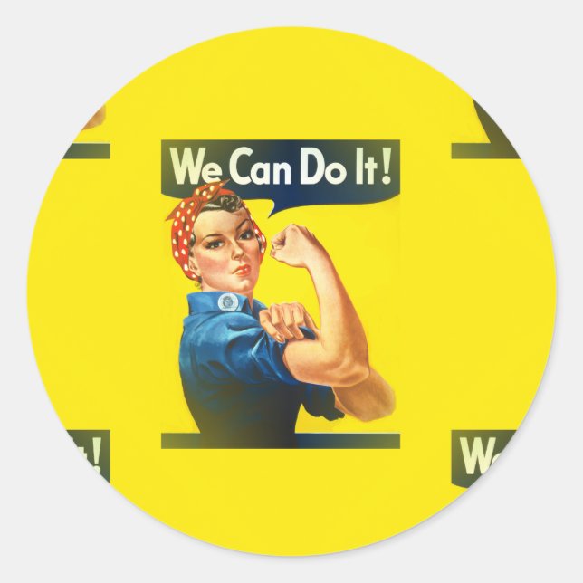 rosie classic round sticker (Front)