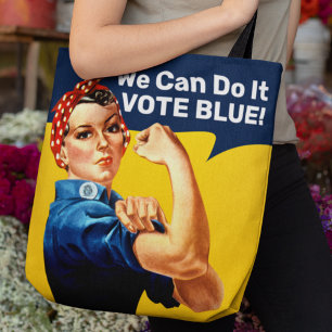 Rosie la riveteuse   Bleu voté   SAC FOURRE-TOUT