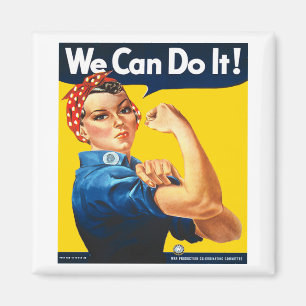 Rosie le aimant de réfrigérateur Riveter
