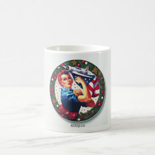 Rosie le Riveter Pin-up Girl Mug
