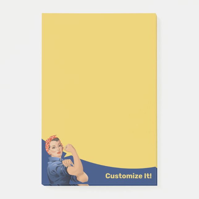 Rosie le Riveter Post-it Notes (Devant)