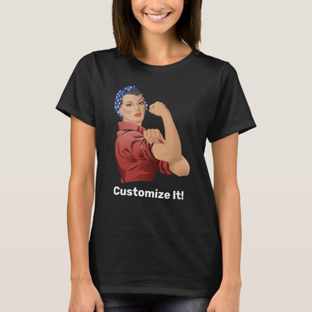 Rosie le T-shirt Riveter (Devant)