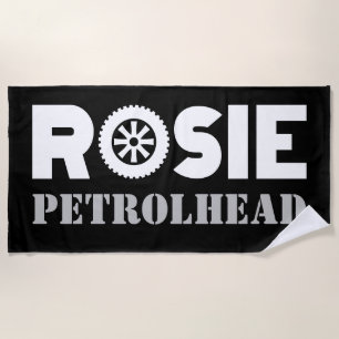 Rosie Petrol Head Beach Towel
