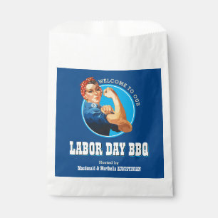 Rosie Riveter LABOR DAY BBQ Favour Bag