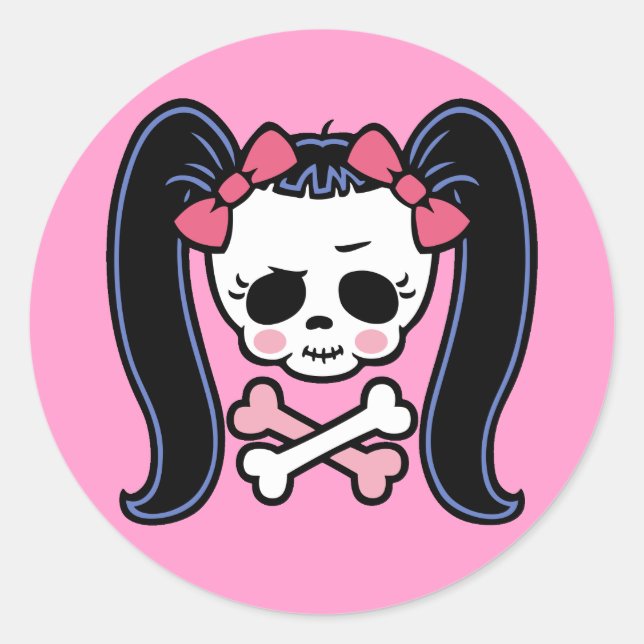 Rosie Roger Classic Round Sticker (Front)