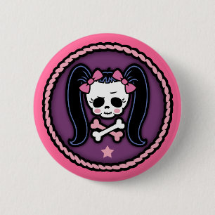 Rosie Roger -rope 2 Inch Round Button