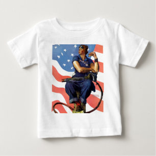 Rosie the Riveter Baby T-Shirt