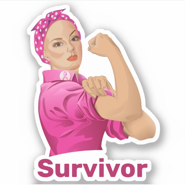 Rosie the Riveter Breast Cancer Awareness (Front)