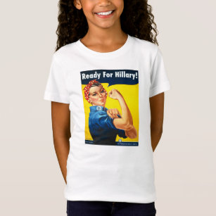 Rosie the Riveter for Hillary Girls' Bella T-Shirt