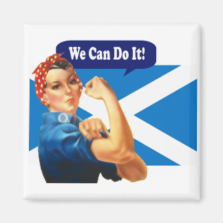 Rosie the Riveter for Scottish Independence Magnet