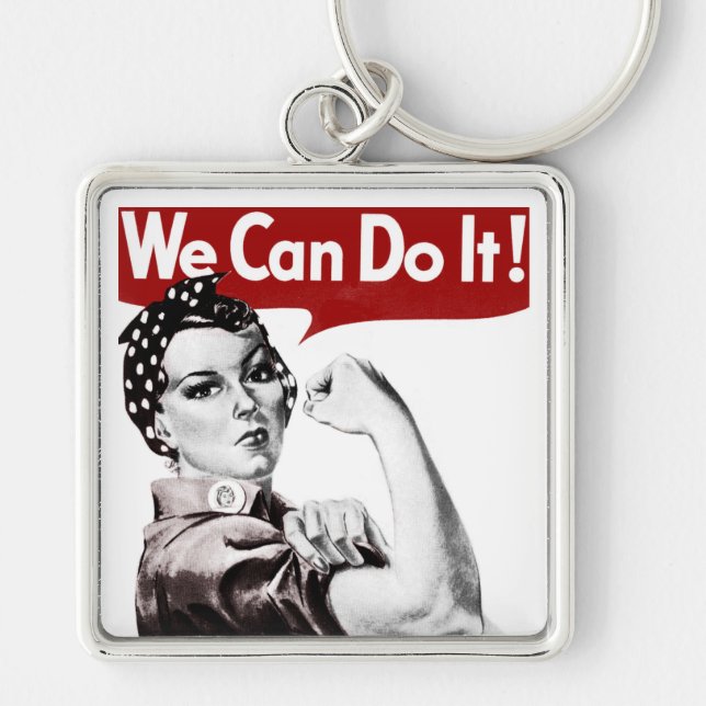 +{ Rosie the Riveter }+ Keychain (Front)
