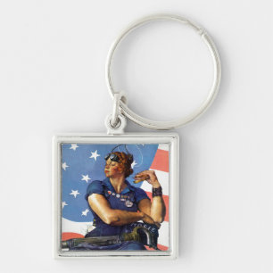 "Rosie the Riveter" Keychain