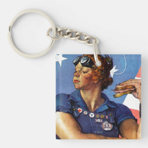 Rosie the Riveter Keychain
