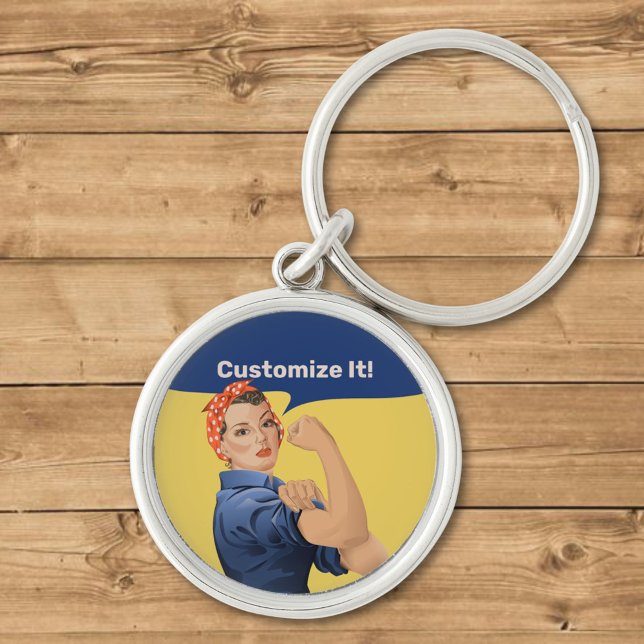 Rosie the Riveter Keychain (Creator Uploaded)