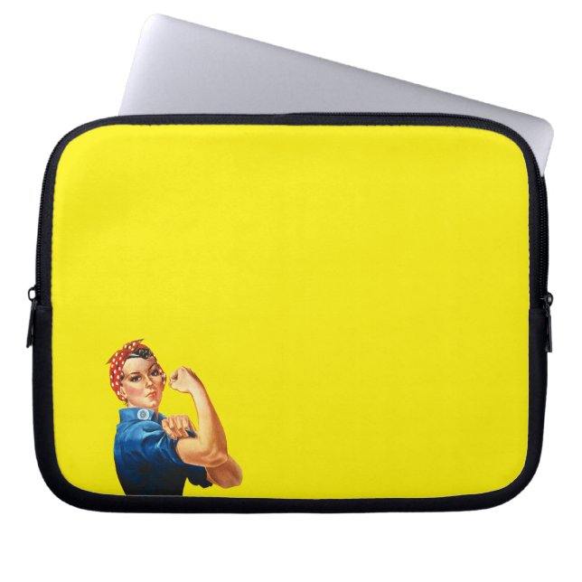 Rosie The Riveter Laptop Sleeve (Front)