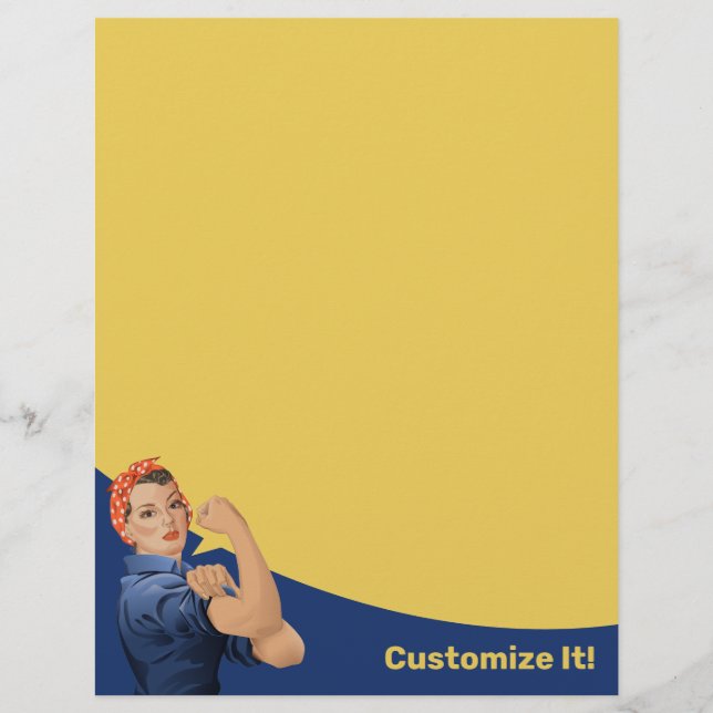 Rosie the Riveter Letterhead (Front)