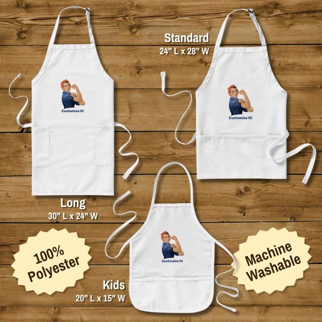 Rosie the Riveter Long Apron (Creator Uploaded)