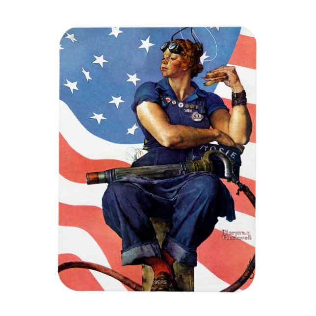 "Rosie the Riveter" Magnet (Vertical)