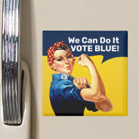 Rosie the Riveter | Magnet | Square
