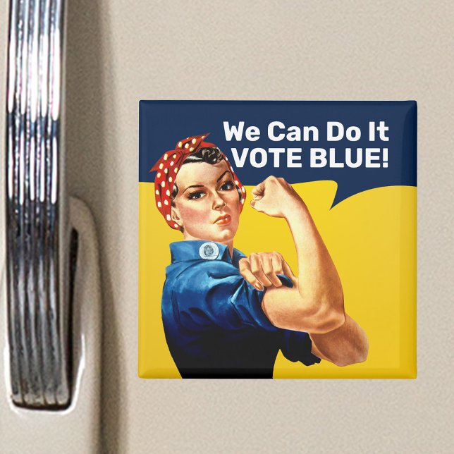 Rosie the Riveter | Magnet | Square (Creator Uploaded)