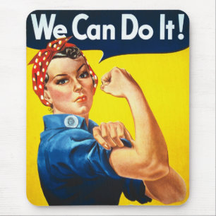 Rosie The Riveter Mouse Pad