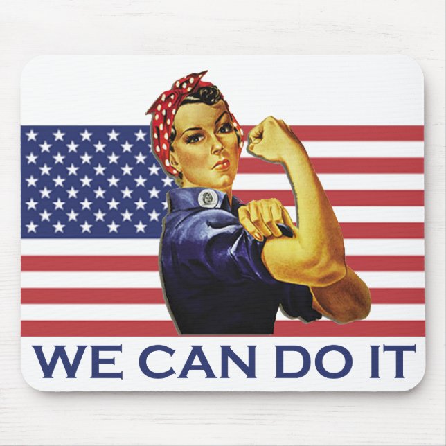 Rosie the Riveter Mouse Pad (Front)