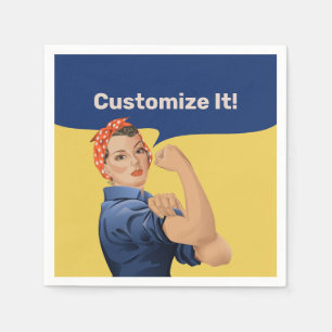 Rosie the Riveter Napkin