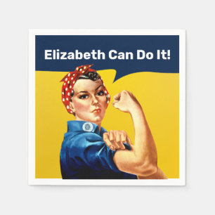 Rosie the Riveter   Napkin   Personalize