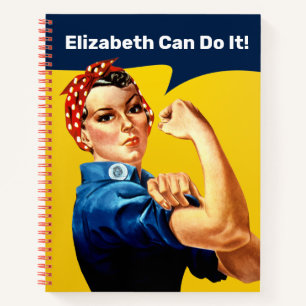 Rosie the Riveter   Notebook   Personalize
