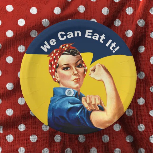 Rosie the Riveter | Paper Plate | We Can Eat It (Creator Uploaded)