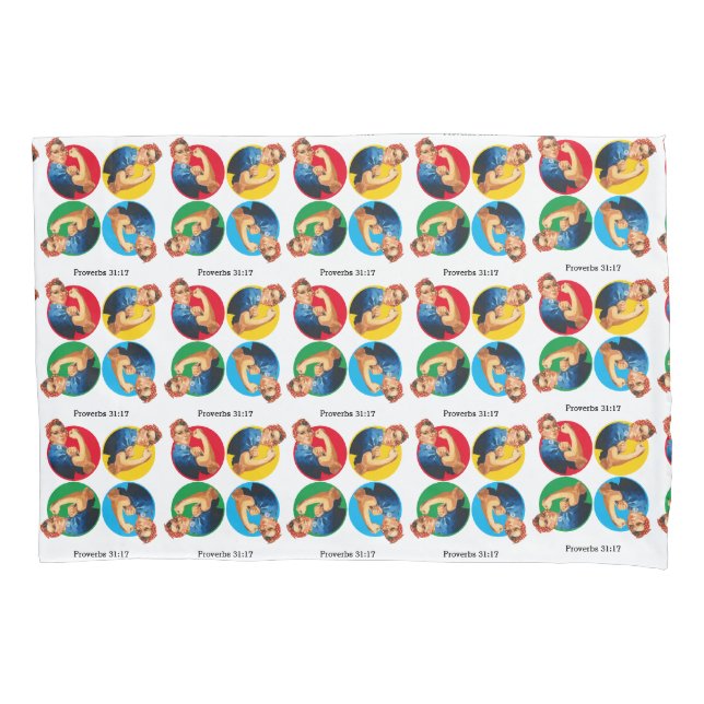 ROSIE THE RIVETER  PILLOWCASE (Front)