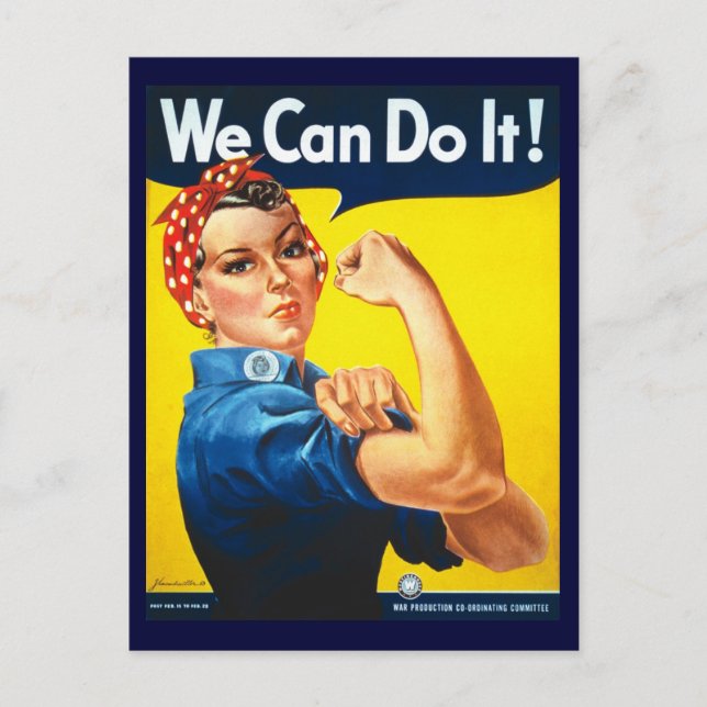 Rosie the Riveter Postcard (Front)