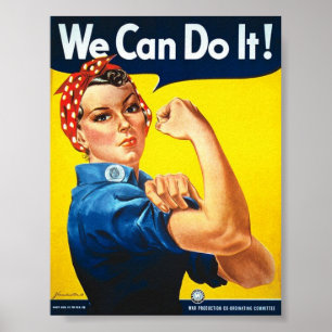 Rosie the Riveter Poster