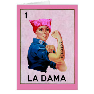 Rosie the Riveter Resists La Dama Loteria