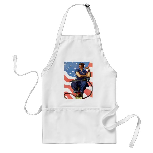"Rosie the Riveter" Standard Apron (Front)