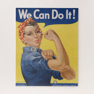 Rosie the Riveter: Strong Women Female Empowerment Jigsaw Puzzle