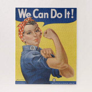 Rosie the Riveter: Strong Women Female Empowerment Jigsaw Puzzle