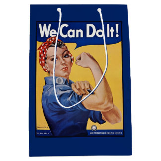 Rosie the Riveter: Strong Women Female Empowerment Medium Gift Bag