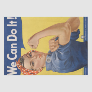 Rosie the Riveter: Strong Women Female Empowerment Tissue Paper