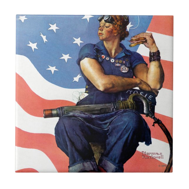 Rosie the Riveter Tile (Front)
