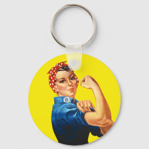 Rosie the Riveter, We Can Do It! Keychain