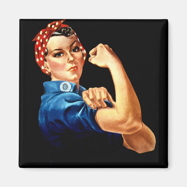 Rosie the Riveter - We Can Do It! Magnet (Front)