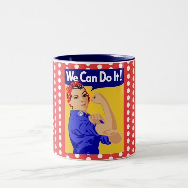 Rosie the Riveter We Can Do It Mug (Center)