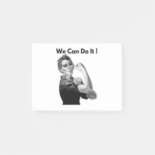 Rosie The Riveter We Can Do It Post-it Notes