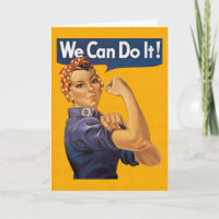Rosie the Riveter We Can Do It Red Polka Dots