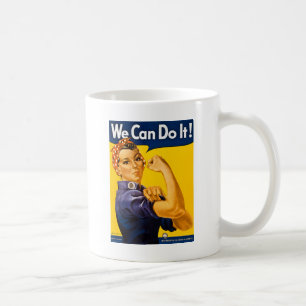 Rosie the Riveter We Can Do It Vintage Coffee Mug