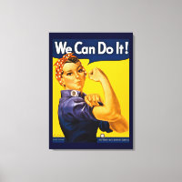 Rosie the Riveter We Can Do It Vintage World War 2